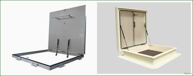 Smoke exhaust hatch with electric drive