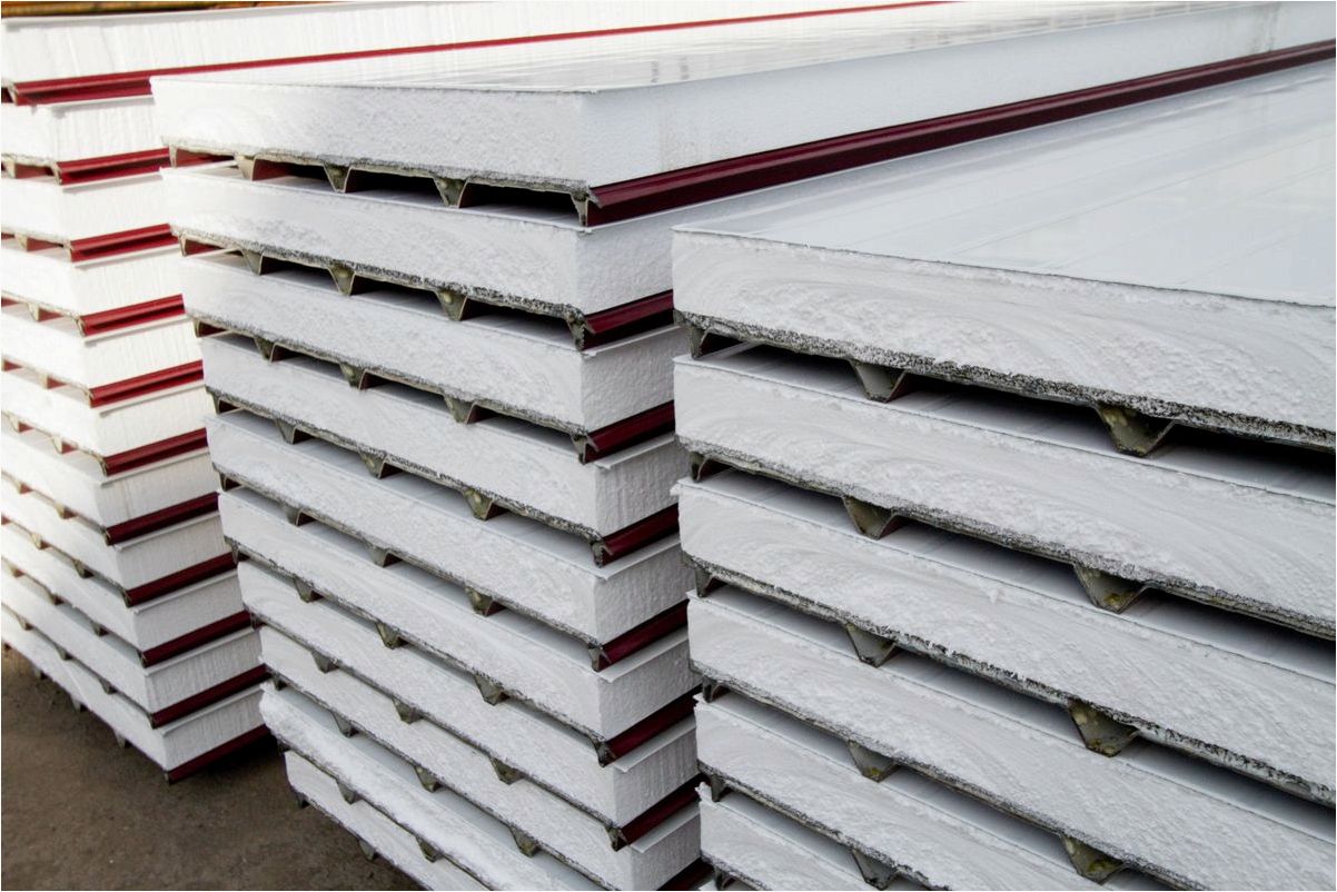 (виды, сэндвич-панелей) Types of sandwich panels