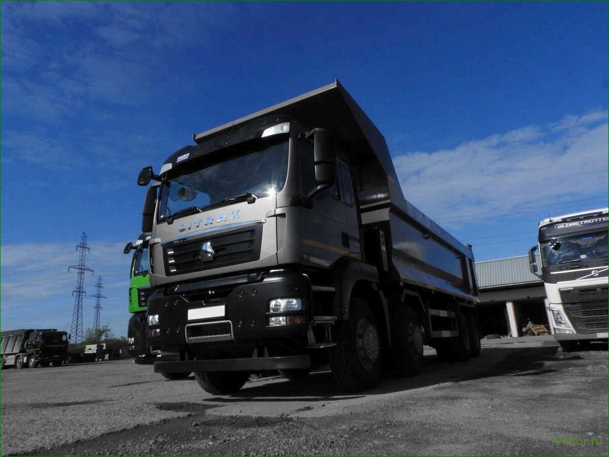 Buy Sitrak dump trucks from a reliable dealer