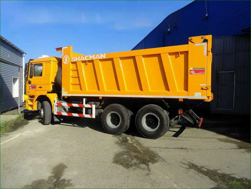 Характеристики и особенности самосвалов Shacman 6x4