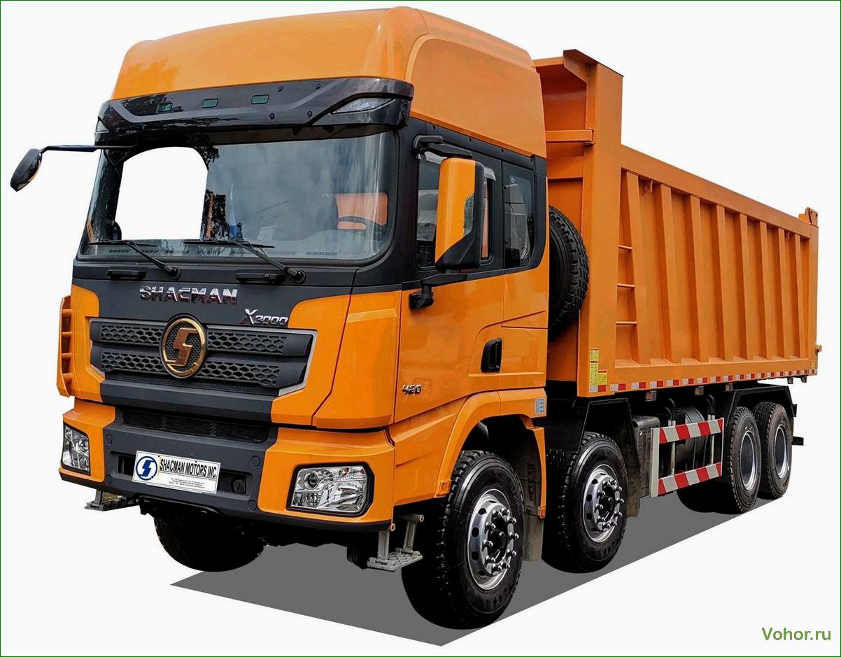 Характеристики и особенности самосвалов Shacman 6x4