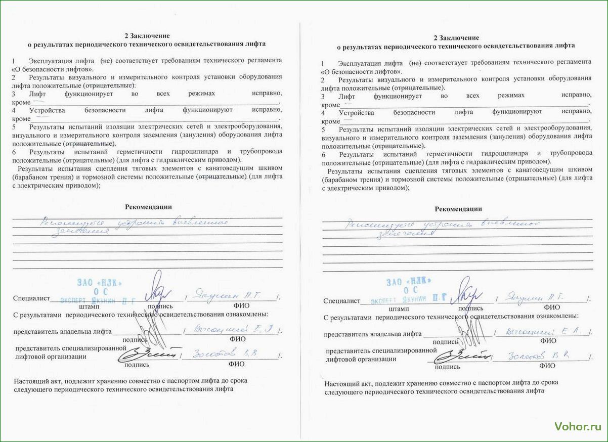 Техническое освидетельствование лифтов: важность проверки и обслуживания
