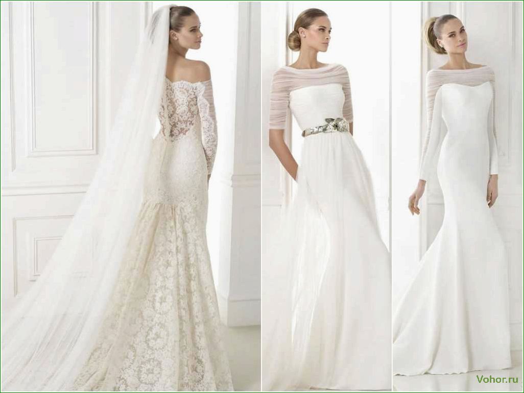 Verschiedene Stile und Modelle von Brautkleidern