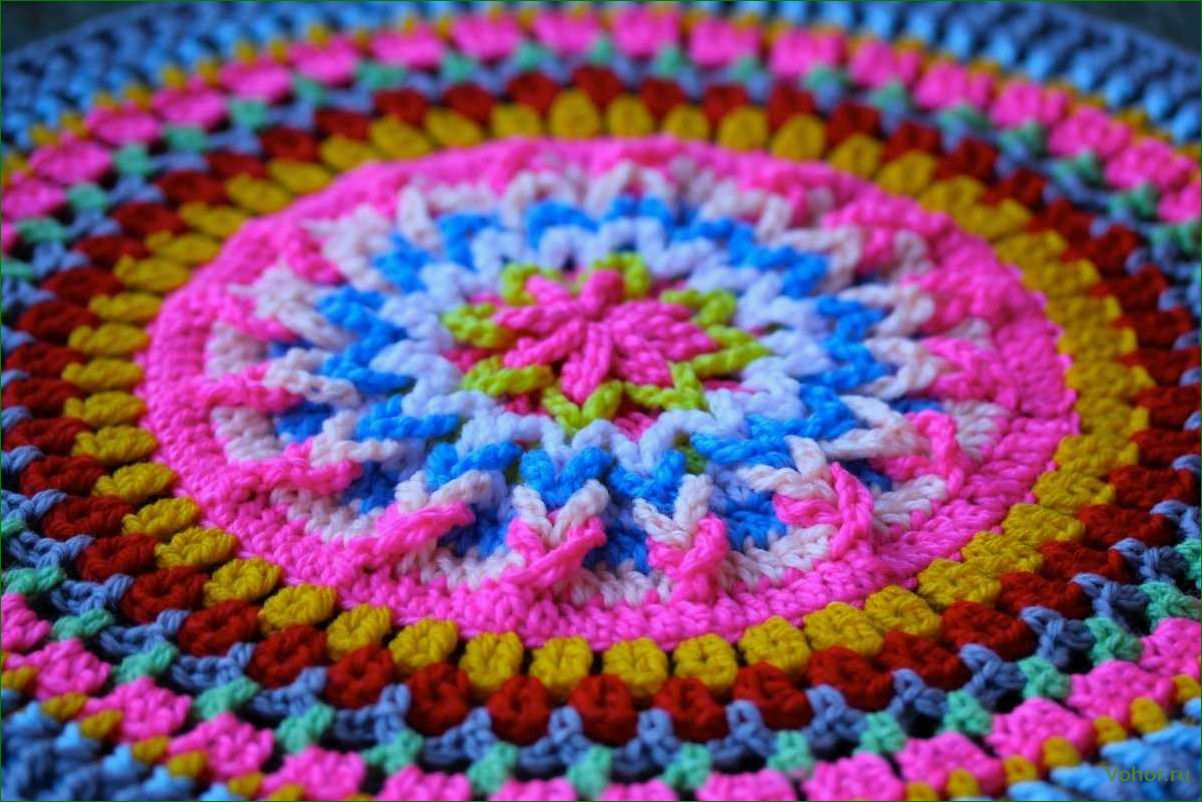Crochet round rug: beautiful and cool!
