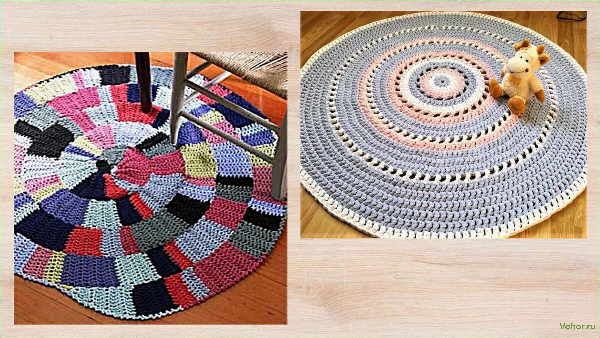 Crochet round rug: beautiful and cool!