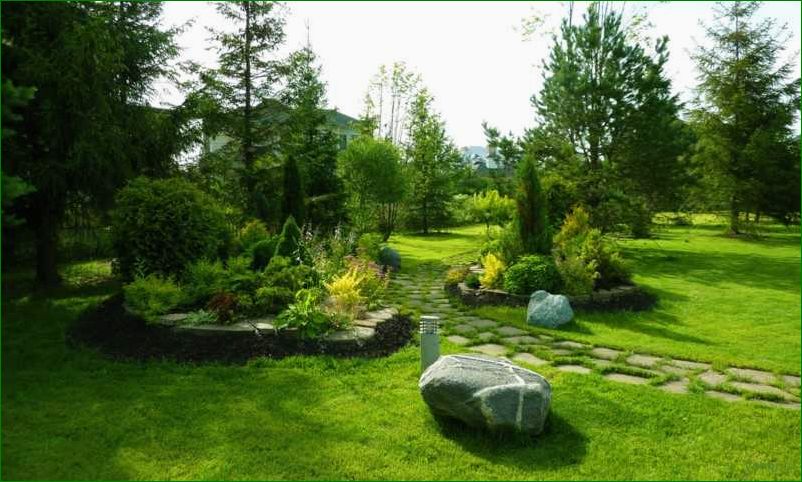 (благоустройство, территории, земельного, участка, ключ) Turnkey landscaping of the land plot