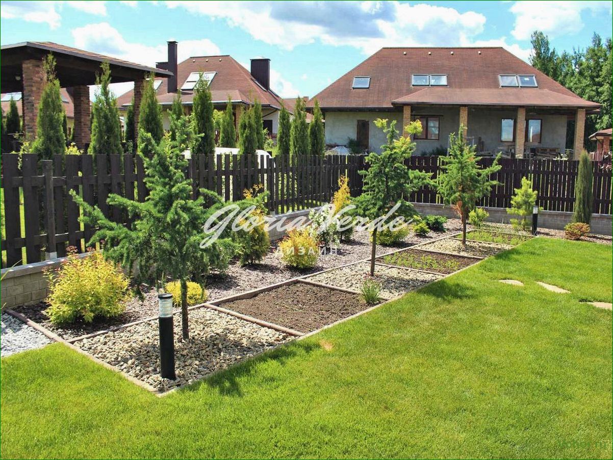 (благоустройство, территории, земельного, участка, ключ) Turnkey landscaping of the land plot