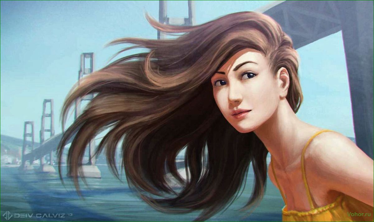 Hair in the wind art - art inspired by the movement and energy of nature