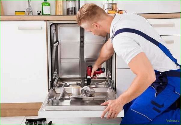 (самостоятельно, провести, ремонт, посудомоечной, машины) Wie Sie Ihren Geschirrspüler selbst reparieren und seine ursprüngliche Funktionalität und Effizienz wiederherstellen