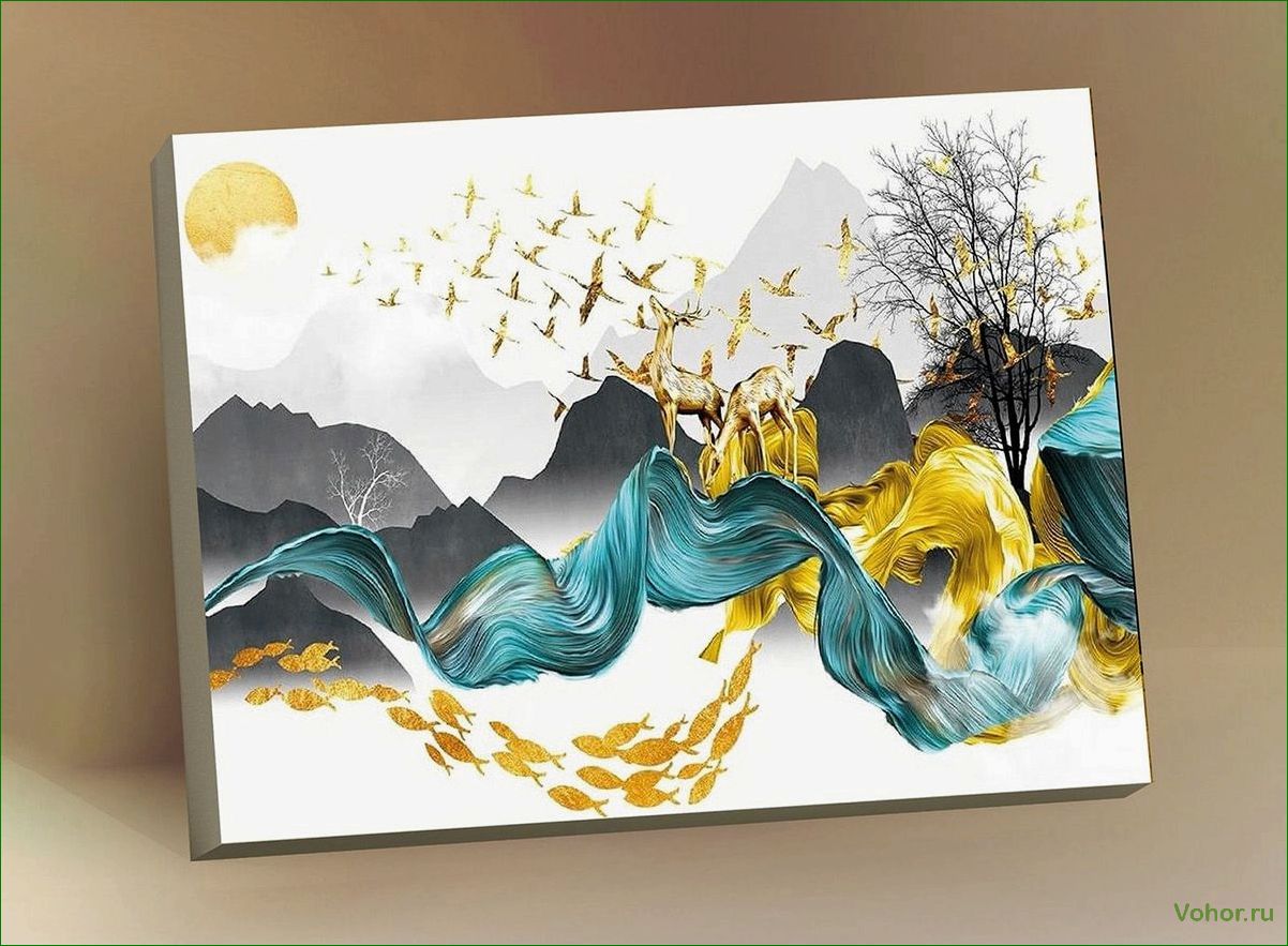 Paintings on canvas and stretcher: selection and recommendations for the perfect decor